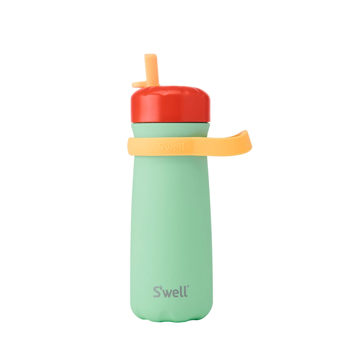 traveler-with-flip-straw-lid-16oz-m3 Swell-Kids-Water-Bottle-Traveler-16oz-Spring-Green-Front-Lid-Up.jpg